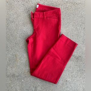 Old Navy Pixie Red Pants Size 4 Regular